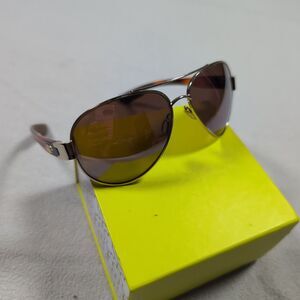 Costa Del Mar South Point SO 84 Polarized Aviator Sunglasses Gold Amber 580P